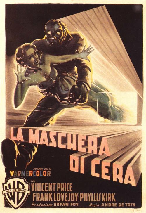 恐怖蜡像馆house of wax(1953)海报(意大利) #03