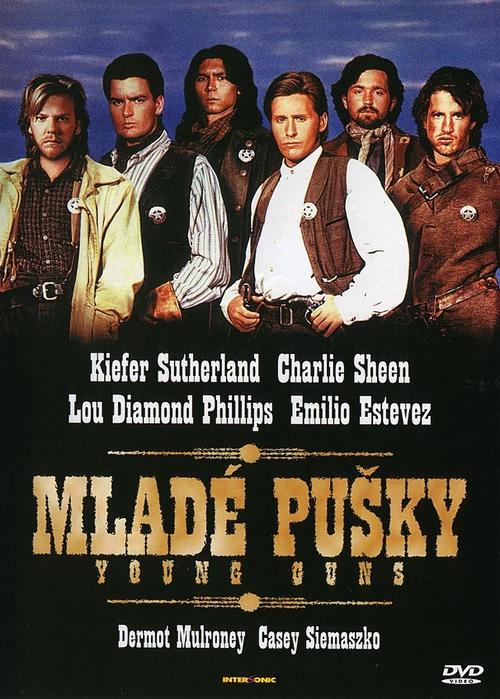 龙威虎将young guns(1988)dvd封套(斯洛伐克)