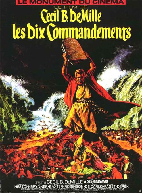 十诫the ten commandments(1956)海报(法国) #02