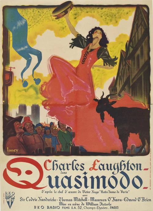 巴黎圣母院the hunchback of notre dame(1939)海报(法国) #02