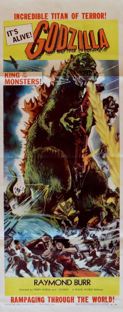 哥斯拉系列:怪兽之王godzilla, king of the monsters!(1956)海报 